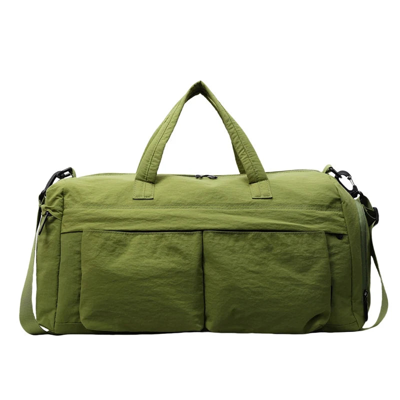 Travel Duffel Bag Weather-Resistant Spacious Multiple Pockets