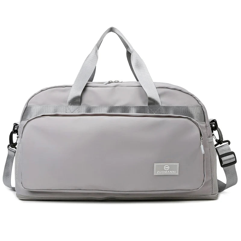 Travel Duffle Bag Foldable Water-Resistant Multiple Pockets