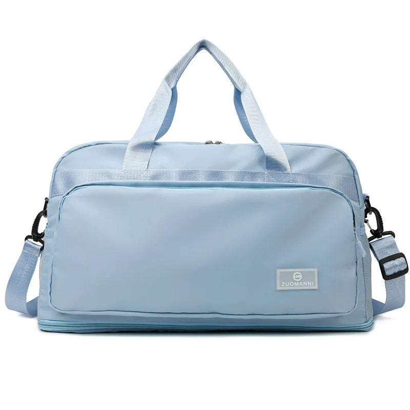 Travel Duffle Bag Foldable Water-Resistant Multiple Pockets