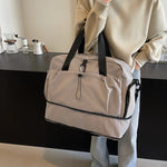 Travel Duffle Bag Lightweight Durable Spacious Interior Adjustable Strap
