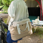 Travel Duffle Bag Multi-Pocket Removable Shoulder Strap Stain-Resistant Fabric