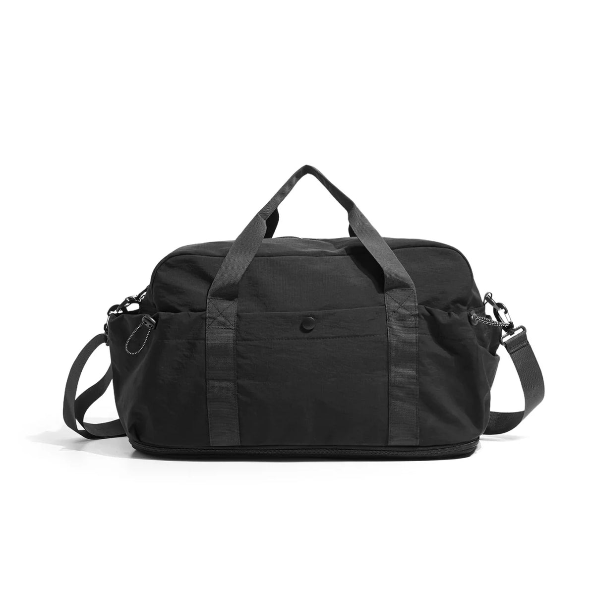 Travel Duffle Bag Multi-Pocket Removable Shoulder Strap Stain-Resistant Fabric