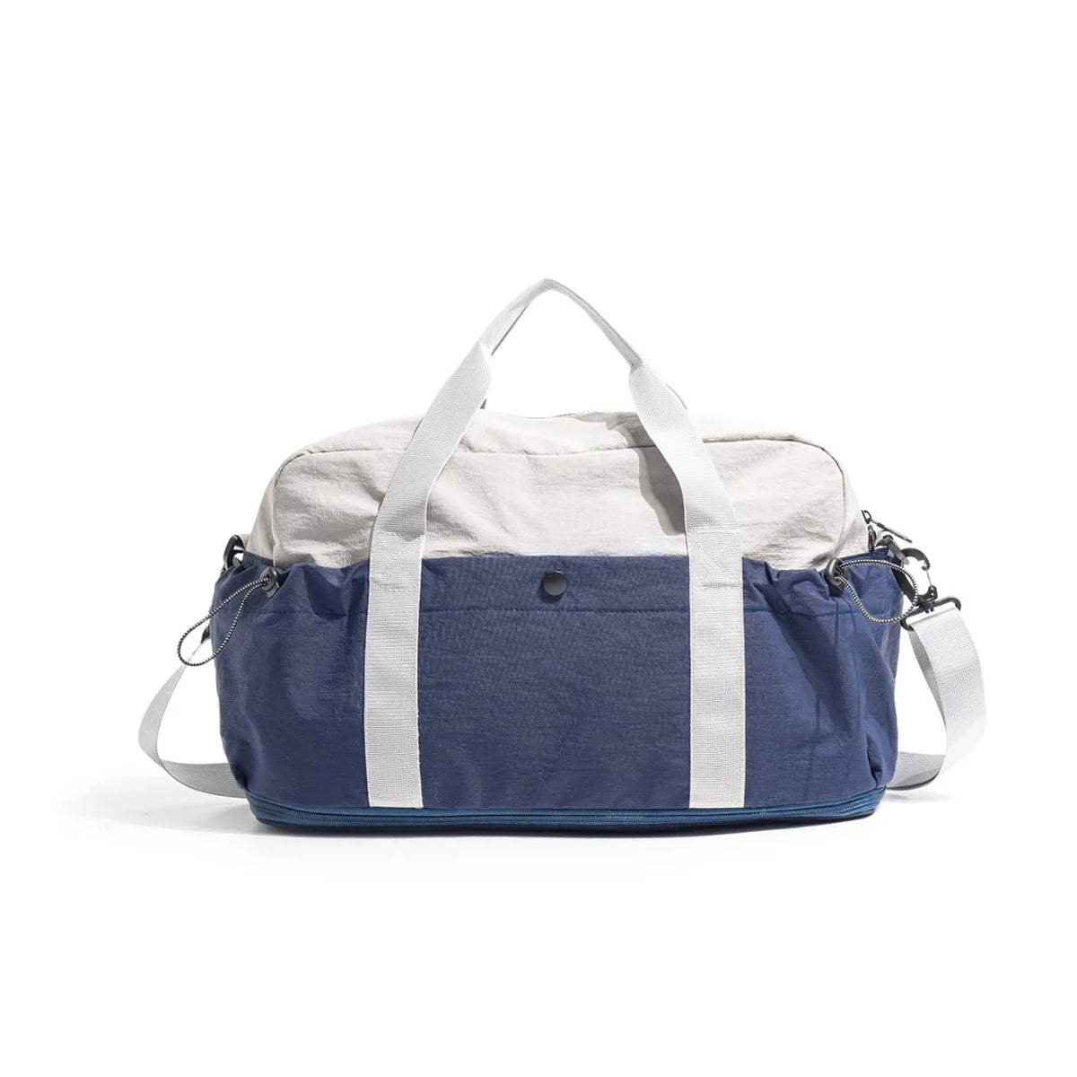 Travel Duffle Bag Multi-Pocket Removable Shoulder Strap Stain-Resistant Fabric