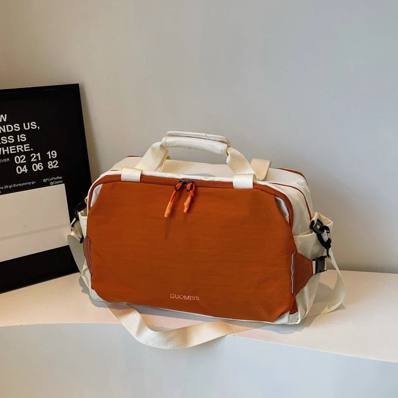 Travel Duffle Bag Structured Water-Resistant Multiple Pockets
