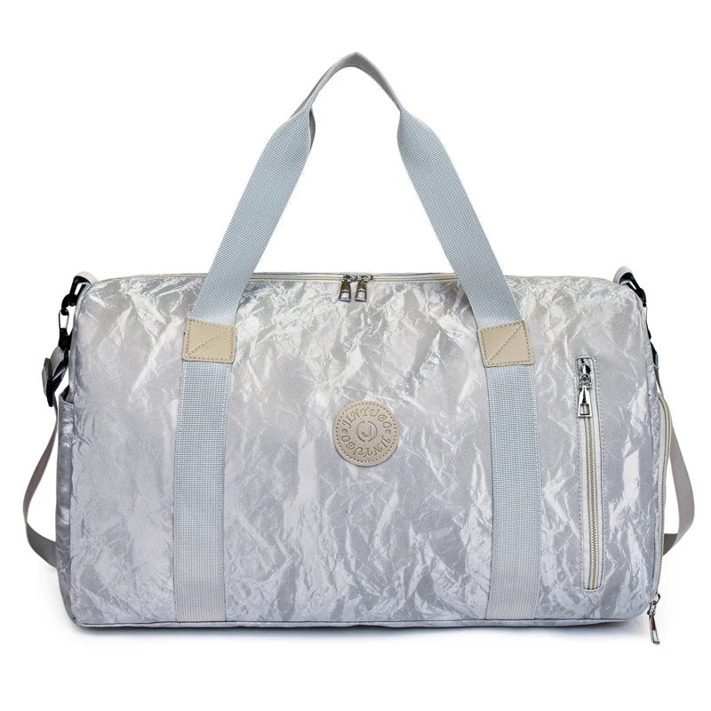 Travel Duffle Bag Water-Resistant Multiple Zippered Pockets
