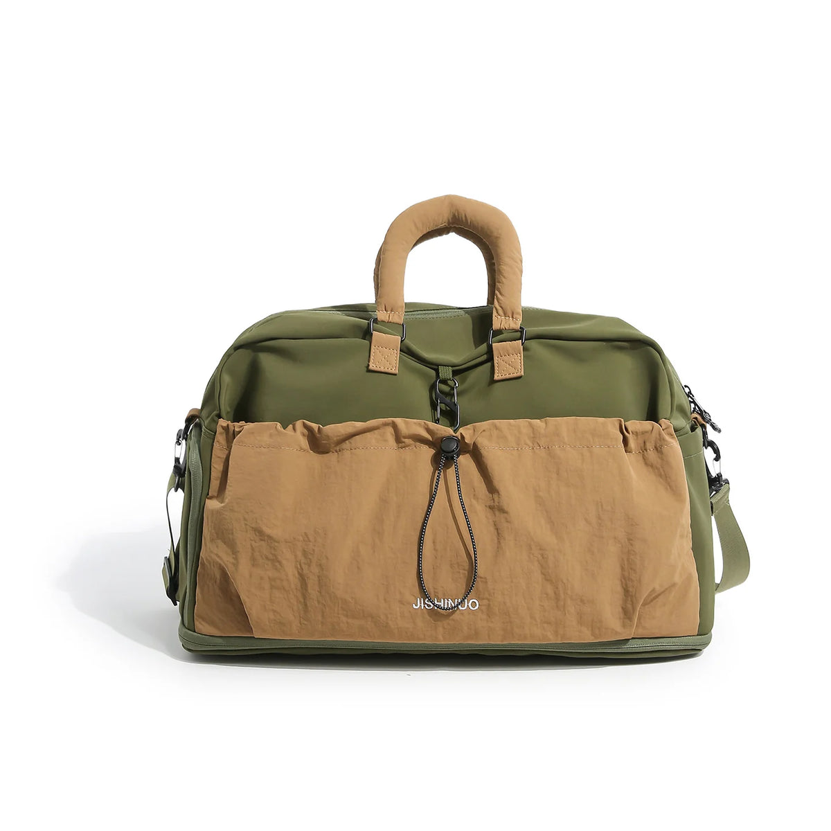 Travel Duffle Bag Weather-Resistant Fabric Multiple Compartments Ergonomic Handles