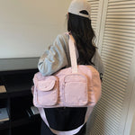 Travel Gym Bag Water-Resistant Multiple Compartments Adjustable Strap