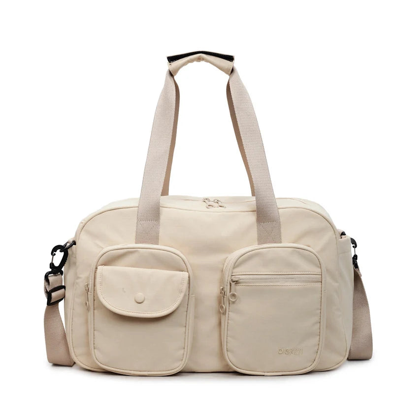 Travel Gym Bag Water-Resistant Multiple Compartments Adjustable Strap
