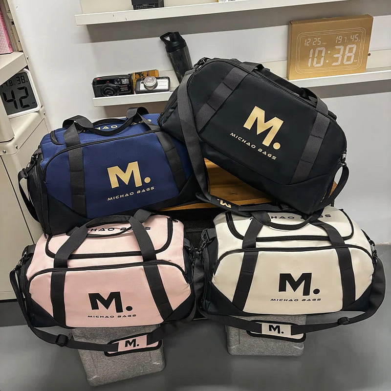 Travel & Gym Bag Weather-Resistant Multiple Pockets