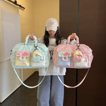 Travel Handbag Multiple Compartments Padded Handles & Adjustable Strap