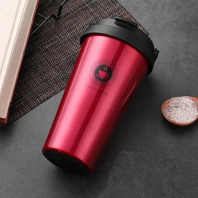 Travel Mug Stainless Steel Double-Wall Insulated Leakproof Sliding Lid