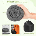 Travel Neck Pillow Hooded Memory Foam Removable Cover