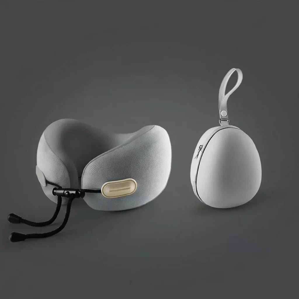 Travel Neck Pillow U-Shaped Memory Foam Compact & Lightweight