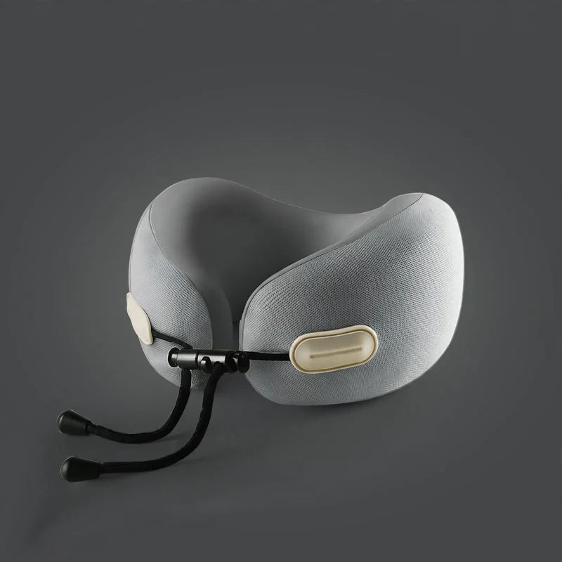 Travel Neck Pillow U-Shaped Memory Foam Compact & Lightweight