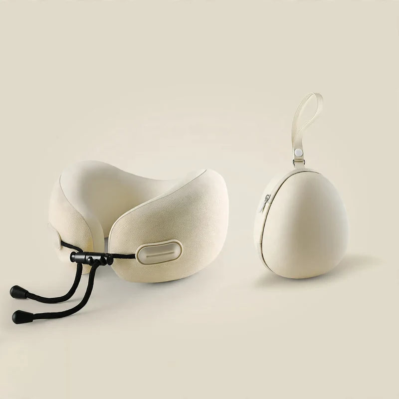 Travel Neck Pillow U-Shaped Memory Foam Compact & Lightweight