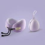 Travel Neck Pillow U-Shaped Memory Foam Compact & Lightweight