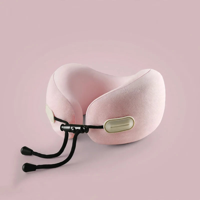 Travel Neck Pillow U-Shaped Memory Foam Compact & Lightweight