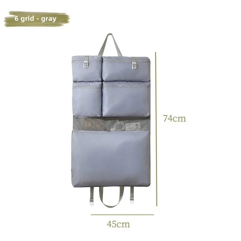 Travel Organizer Foldable Hanging Water-Repellent Multiple Compartments