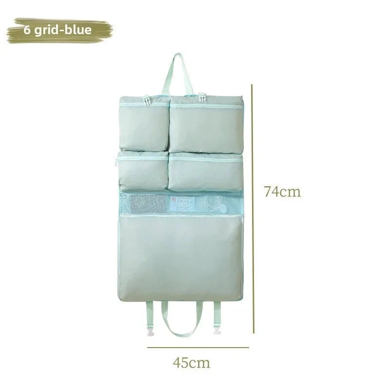 Travel Organizer Foldable Hanging Water-Repellent Multiple Compartments