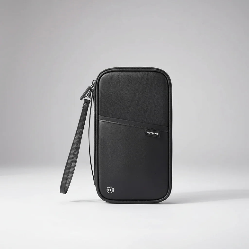 Travel Passport Organizer RFID-Blocking Multiple Slots