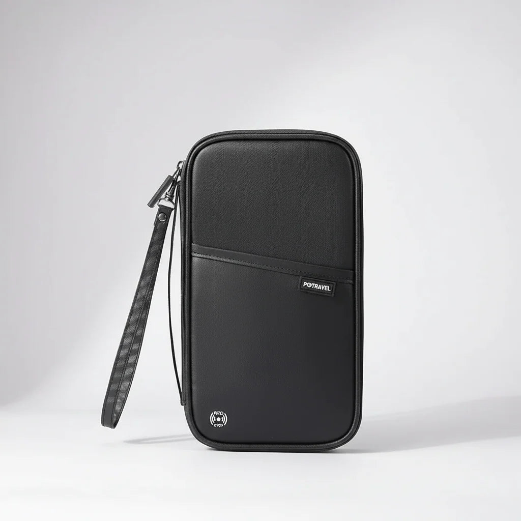 Travel Passport Organizer RFID-Blocking Multiple Slots
