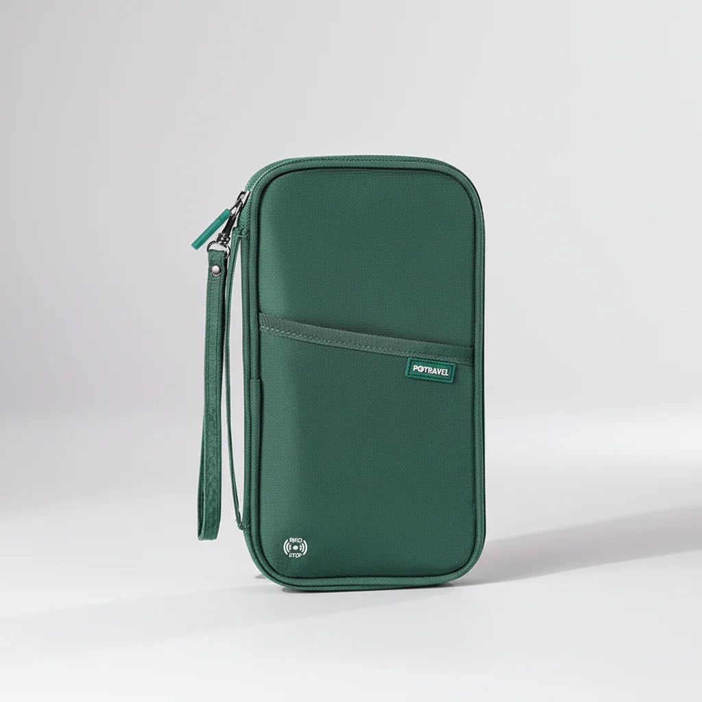 Travel Passport Organizer RFID-Blocking Multiple Slots
