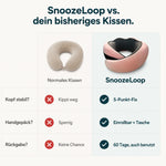 Travel Pillow Memory Foam Lightweight & Compact