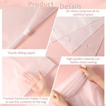 Travel Storage Bags 20-Pack Translucent Zip & Ventilated