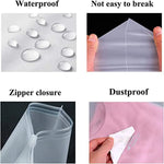 Travel Storage Bags 20-Pack Translucent Zip & Ventilated