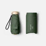 Travel Umbrella Compact UV-Blocking Water-Repellent Canopy