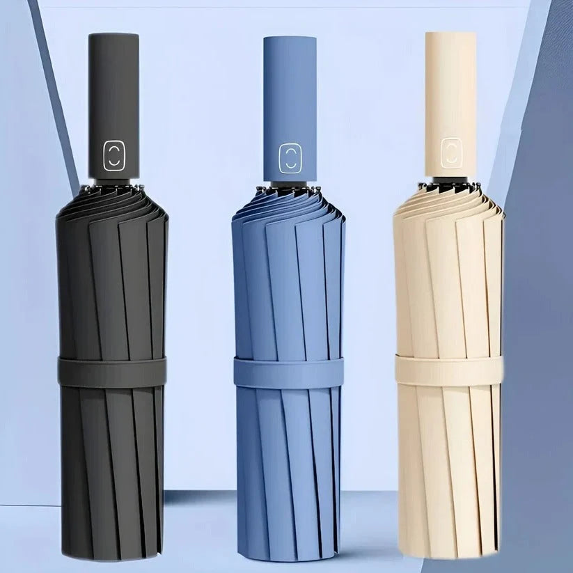 Travel Umbrella Compact Wind-Resistant Frame & UV-Blocking Canopy