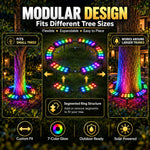 Tree Ring Landscape Light Seven-Color RGB Modular 360°