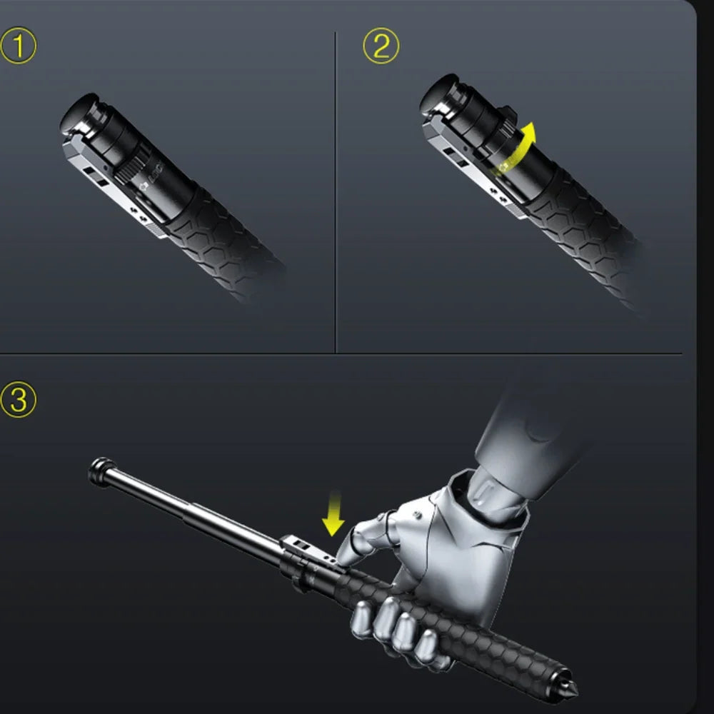 Trekking Pole Adjustable Shock-Absorbing Secure Locking