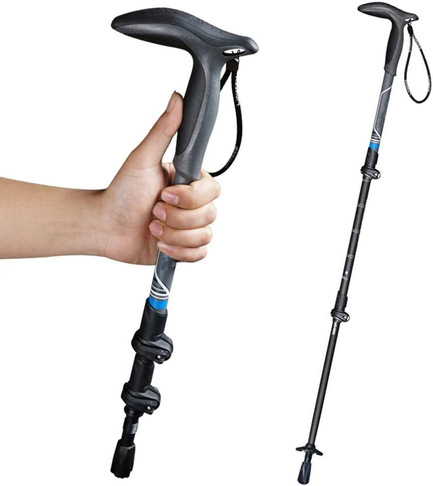 Trekking Poles Carbon Fiber Adjustable Length & External Lock