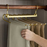 Trouser Hanger Foldable 360° Rotating Holds 6 Pairs