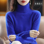 Turtleneck Sweater 100% Cashmere Lightweight Fitted Silhouette