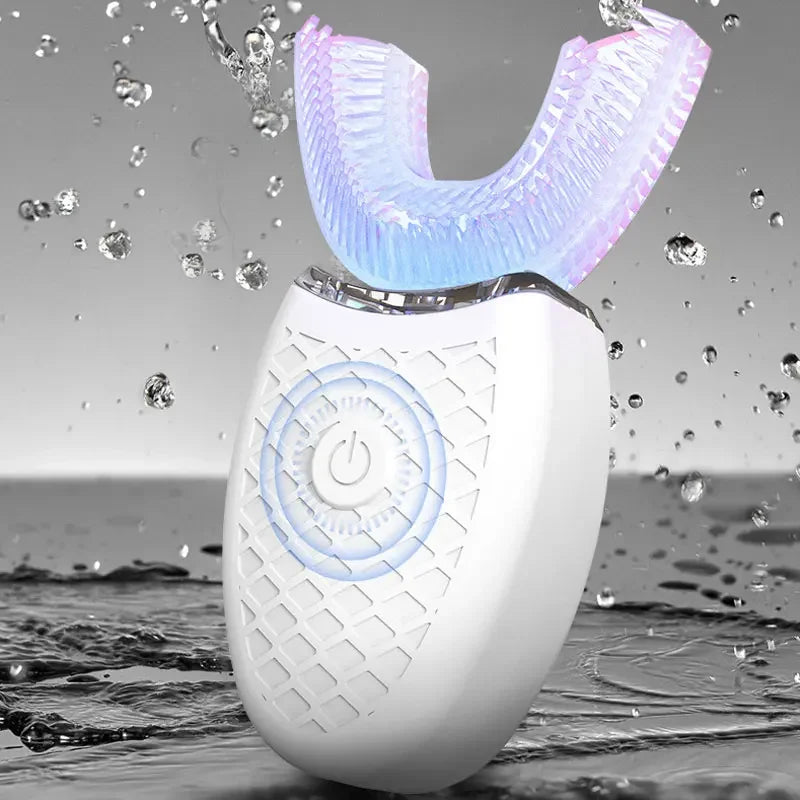 U-Shape Electric Toothbrush 360 Degree Sonic USB Rechargeable