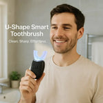 U-Shape Electric Toothbrush 360 Degree Sonic USB Rechargeable