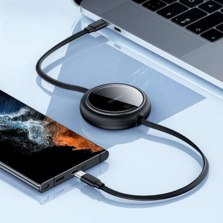 USB-C Charging Cable Retractable 6A Fast Charging