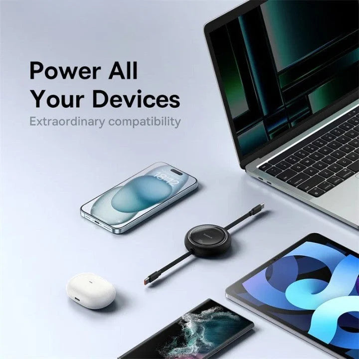 USB-C Charging Cable Retractable 6A Fast Charging