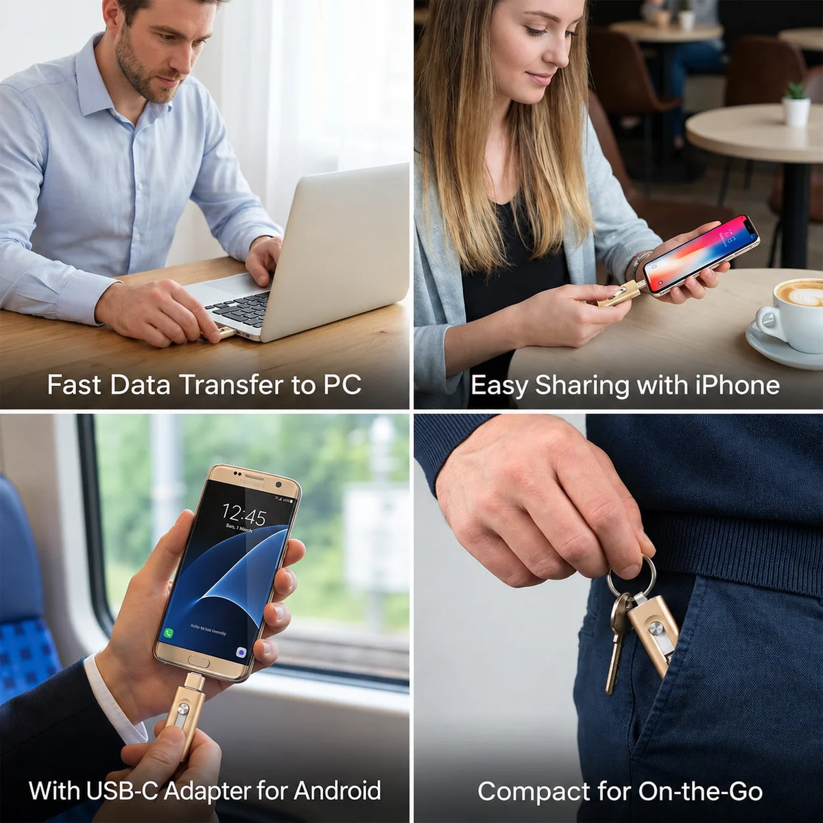 USB Flash Drive USB 3.0 Type-C Micro-USB OTG