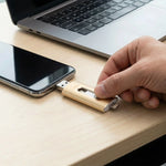 USB Flash Drive USB 3.0 Type-C OTG Foldable Metal