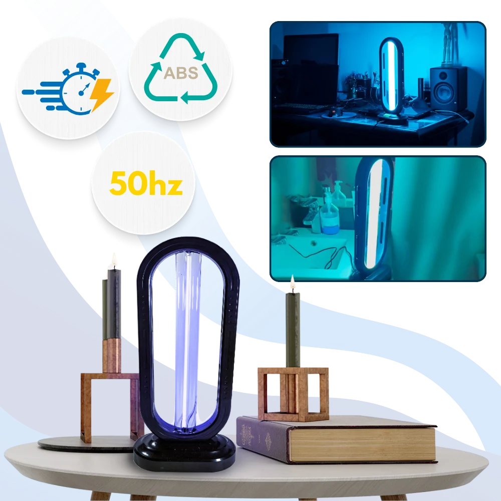 UV-C Disinfectant Bulb Multi-Surface Remote 3-Mode Timer