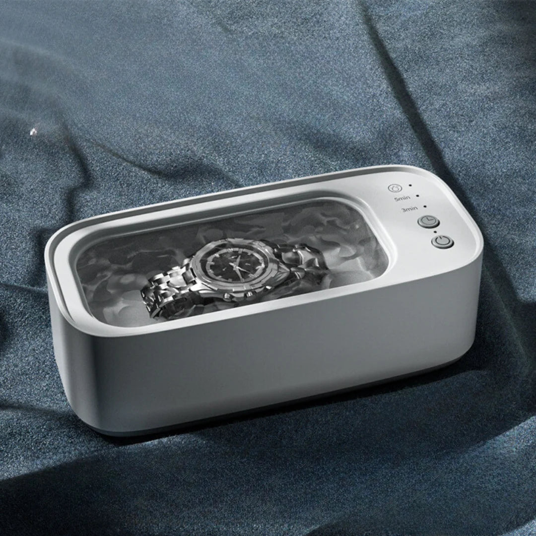 Ultrasonic Cleaner Jewelry & Glasses Chemical-Free Automatic Shut-Off
