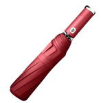 Umbrella 10-Rib Windproof Extra-Large Canopy & LED Light