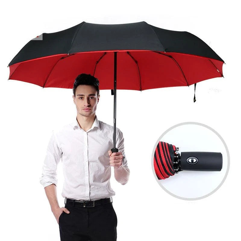 Umbrella Reversible Double-Layer Canopy Automatic Open UV Protection
