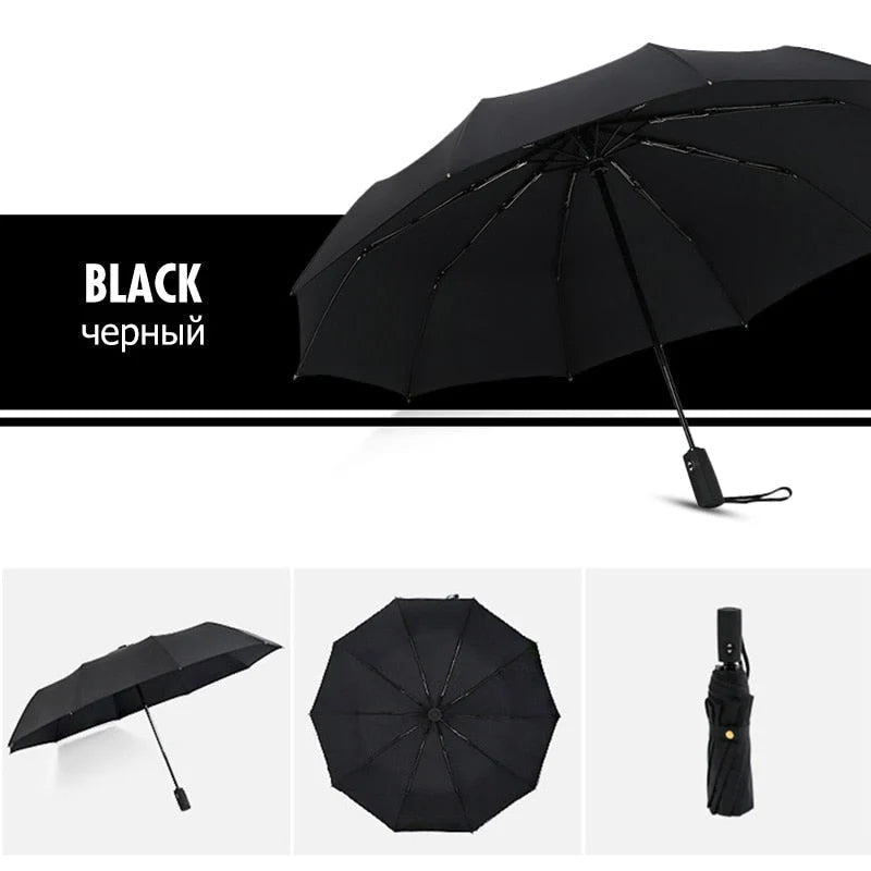 Umbrella Reversible Double-Layer Canopy Automatic Open UV Protection