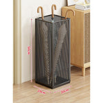Umbrella Stand Powder-Coated Metal Mesh Ventilated Compact Organizer