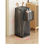 Umbrella Stand Powder-Coated Metal Mesh Ventilated Compact Organizer