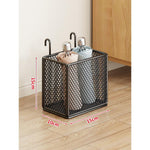 Umbrella Stand Powder-Coated Metal Mesh Ventilated Compact Organizer